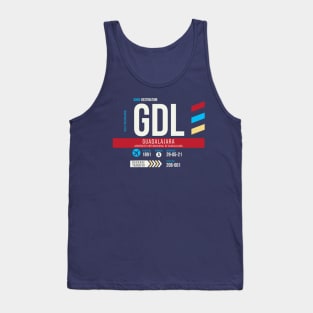 Guadalajara (GDL) Airport Code Baggage Tag C Tank Top